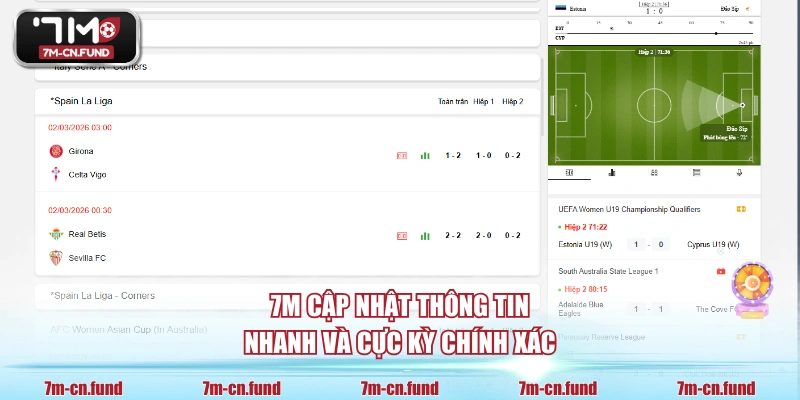 7M cập nhật thông tin nhanh và cực kỳ chính xác