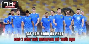CAS Tạm Hoãn Án Phạt Cho 7 Cầu Thủ Malaysia Vô Thời Hạn