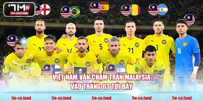 Việt Nam vẫn chạm trán Malaysia vào tháng 03 tới đây